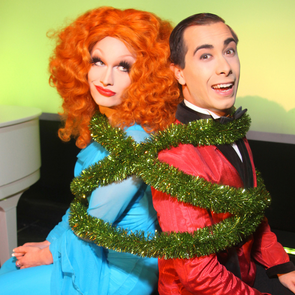 Jinkx Monsoon and Major Scales star in Jinkx Monsoon & Major Scales: Unwrapped at Seattle Rep this Nov/Dec 2015. (© J. Casertano)