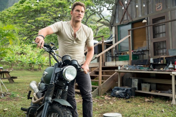 Chris Pratt in a scene from the trailer for the motion picture "Jurassic World." CREDIT: Chuck Zlotnick, Universal Pictures