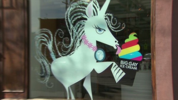 The Big Gay Ice Cream Shop is a gay owned business that's been featured in nationwide media as a great business success story.