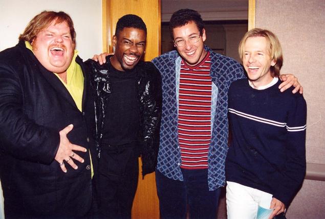 Two of the four comedians in this photo are talented. Can you guess which two? (Hint: one is dead and both correct answers have the same name...)
