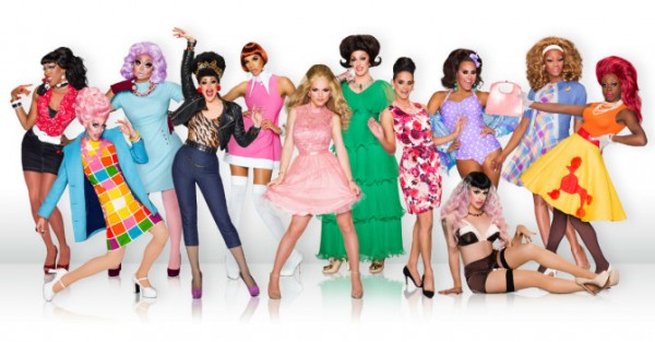 The cast for Season 8 of LOGO TV's "RuPaul's Drag Race"