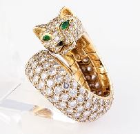 Cartier panther hot sale ring erika