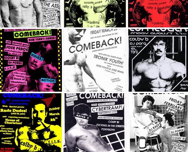 The iconic Comeback posters designed by Marcus Wilson.