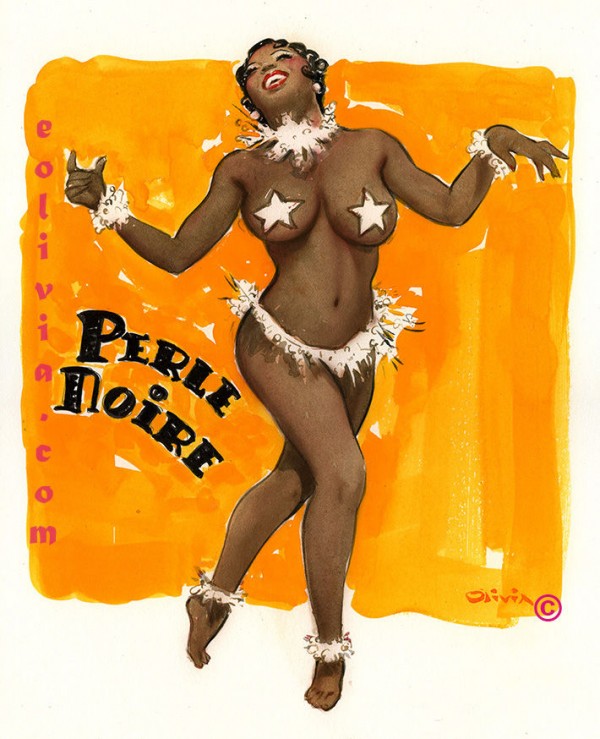 Perle Noire Art by Olivia De Berardinis - www.eolivia.com