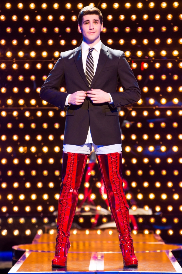Adam Kaplan in the National Tour of Kinky Boots. Photo by Matthew Murphy