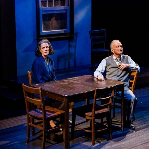 Eleanor Moseley and David Pichette in Arthur Miller's "Death of a Salesman". Photo by Michael Brunk