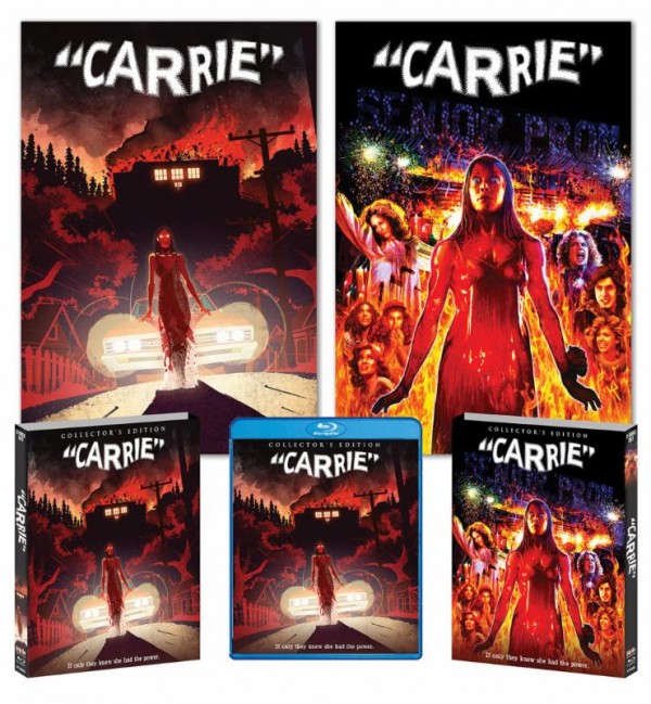 Brian DePalma's "Carrie" his film version of the Stephen King novel, turns 40 this year...Shout Factory has a remastered new home edition coming out in October.