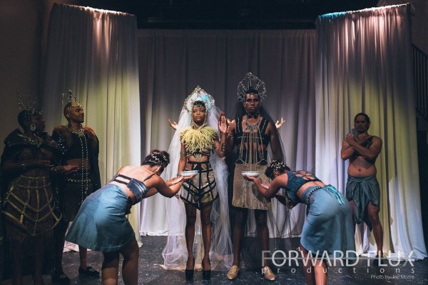 Forward Flux's production of "The Wedding Gift" onstage at Gay City though Oct 8, 2016