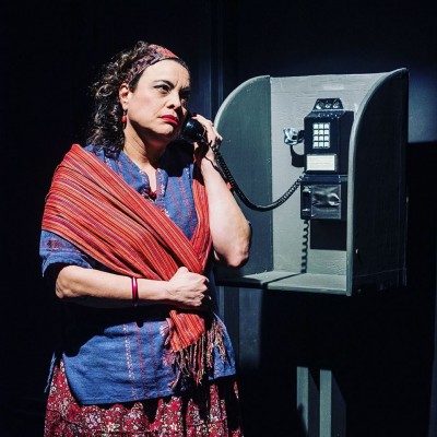 Alma Villegas as Beatriz in "26 Miles" at West of Lenin through April 8, 2017. 
