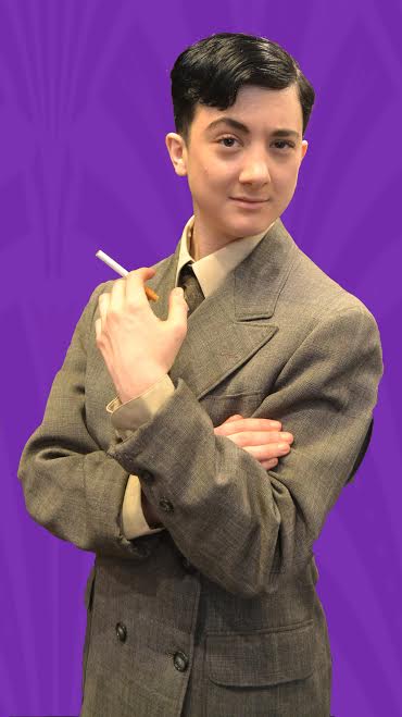 Actor Kit Lascher in Reboot Theatre Company's genderqueer production of Noël Coward's classic play PRIVATE LIVES. Photo by Shawna Trusty