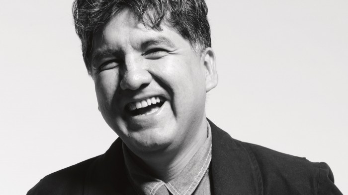Noted Native American author and Seattlite Sherman Alexie is a Grand Marshal for the 2017 Seattle Pride Parade. Photo Credit: Lee Towndrow