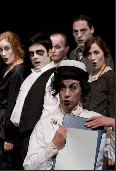 Cast of New Century Theatre Company's first production, Elmer Rice's THE ADDING MACHINE, in 2008.
