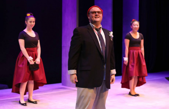 Maile Wong, Christopher Quilici and Corinne Magin in "Peerless" at ArtsWest