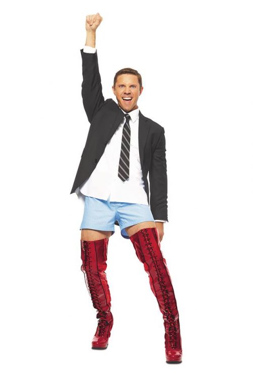 Jake Shears starred as Charley in the hit B'way musical KINKY BOOTS this winter