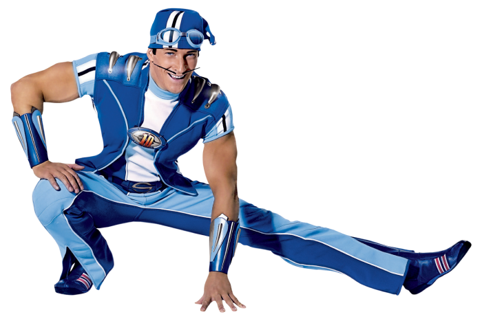 Sportacus in "Lazy Town"