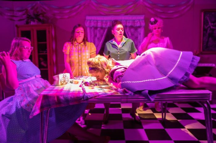 "Five Lesbians Eating A Quiche" produced by Fantastic.Z Theatre Company. Photo: Alex Garland