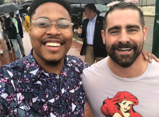 Malcolm Kenyatta and Brian Sims win Pennsylvania statehouse seats in the 2018 election. Photo via Twitter.