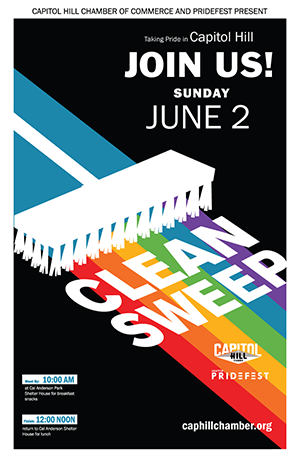 Seattle Pride 2019 Clean Sweep