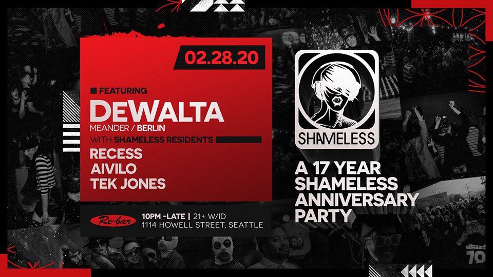 Shameless 17 Yr Anniversary Party with DeWalta (Berlin)