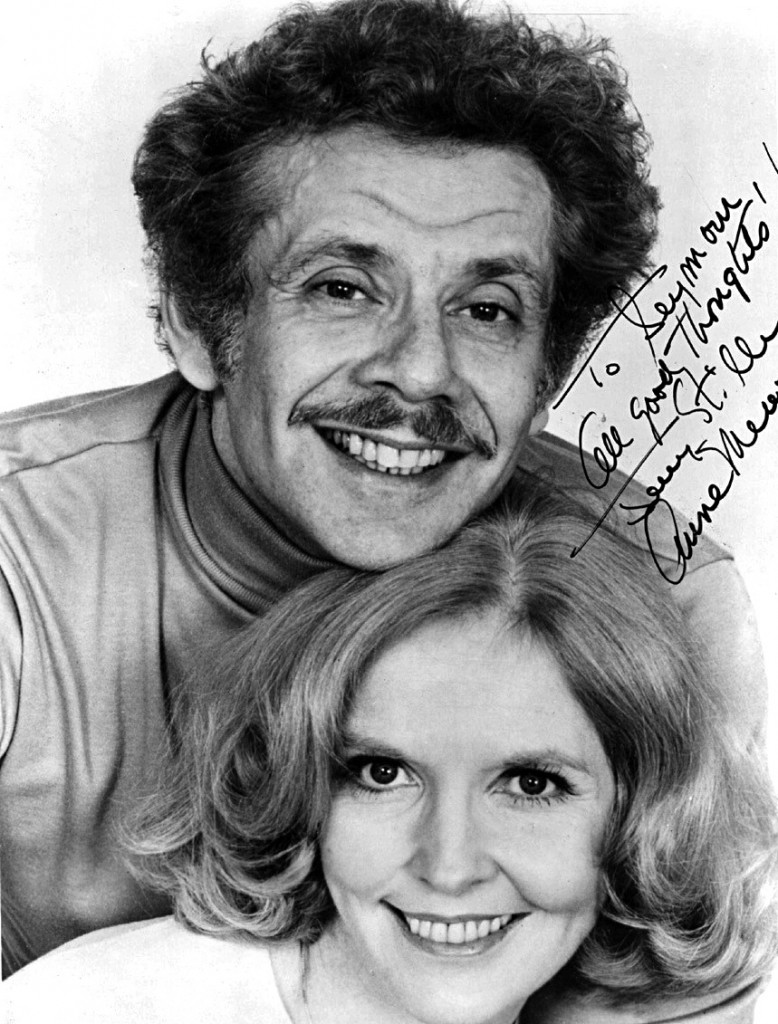 Legendary comedy duo and real life married couple, Jerry Stiller and Anne Meara.