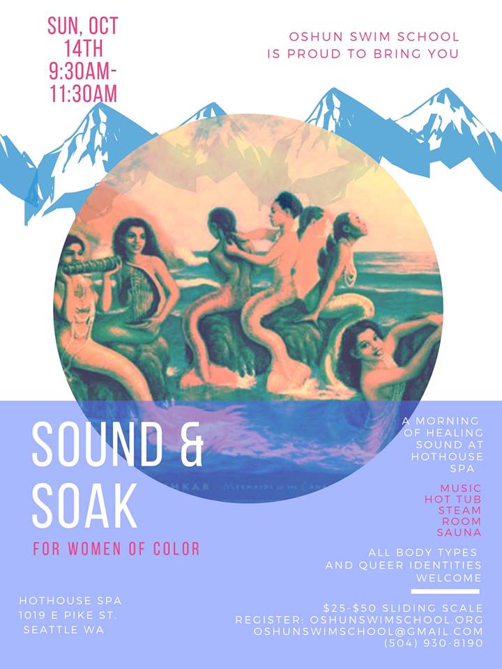 Sound & Soak (QTPOC – Womxn & Non-Binary) – Seattle Gay Scene