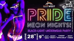 PRIDE NEON NightsBlack Light Underwear Party