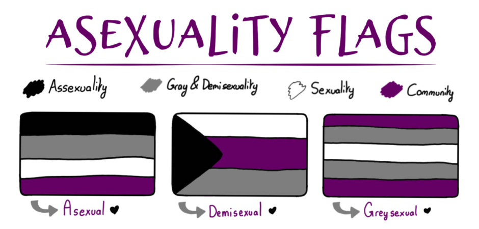 Что значит асексуал. Asexual флаг. Ориентация асексуал. Демисексуал и асексуал флаги. Ориентации демисексуал ФЛПН.