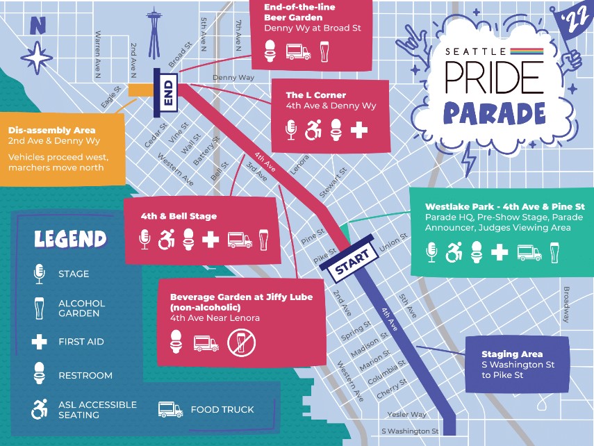 Seattle Pride Parade Returns To LIVE Event On Sunday, June 26th